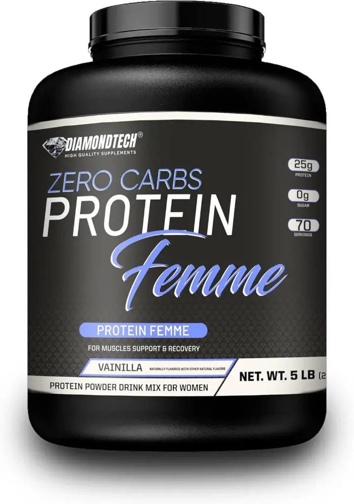 DiamondTech Zero Carbs Proteína Femme 5lbs Vainilla