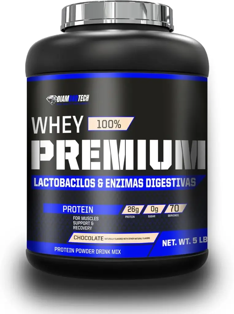 DiamondTech Proteína Premium con Lactobacilos 5lb Chocolate 