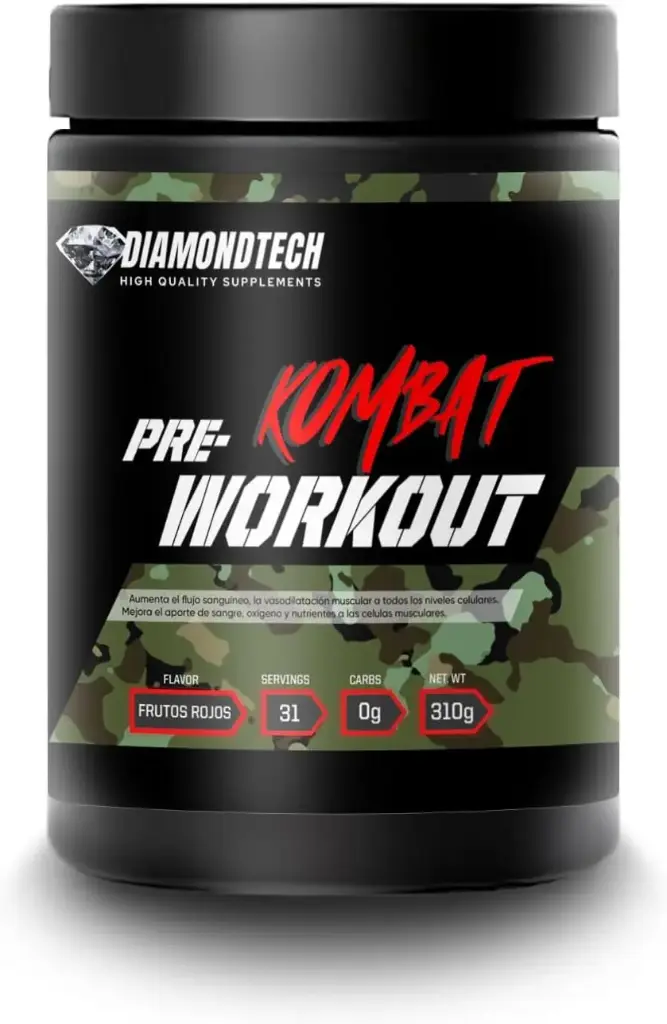 DiamondTech Pre Workout Kombat 310g Frutos Rojos