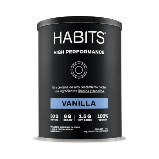 [7501468159628] Habits Proteína Vegana By Checo Perez 1078g Vainilla