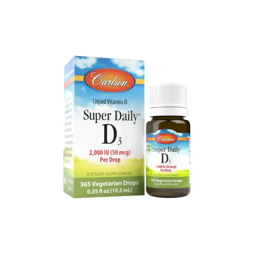 [088395012808] Carlson Labs Super Dairy, Vitamina D3, 2000 IU, 10.3 ml