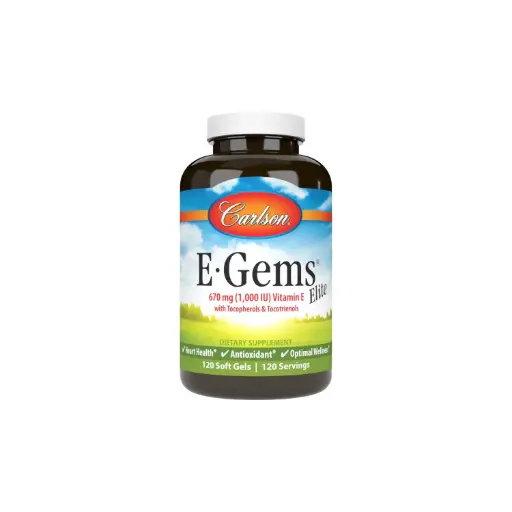 [088395007910] Carlson Labs E-Gems Elite 1000 IU (670 mg), Vitamina E, 120 Cápsulas Blandas