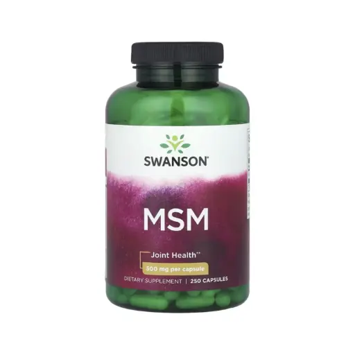 [087614016535] Swanson Msm, Salud De Las Articulaciones 500 Mg, 250 Cápsulas 