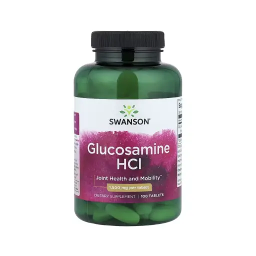 [087614018423] Swanson Clorhidrato De Glucosamina, Salud Y Movilidad De Las Articulaciones, 1500 Mg, 100 Comprimidos 