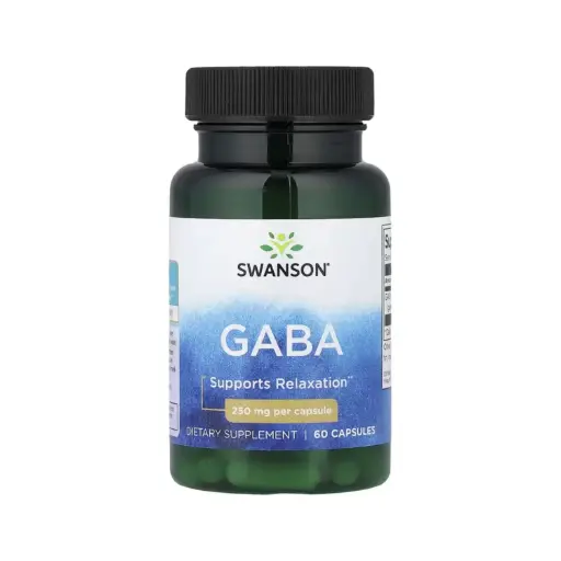 [087614115443] Swanson Gaba, Promueve La Relajación 250 Mg, 60 Cápsulas
