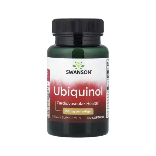 [087614023779] Swanson Ubiquinol, Salud Cardiovascular, 100 Mg, 60 Cápsulas Blandas 