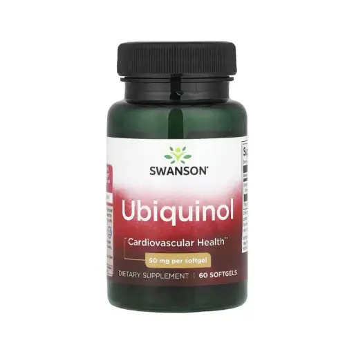 [087614023939] Swanson Ubiquinol, Salud Cardiovascular, 50 Mg, 60 Cápsulas Blandas 