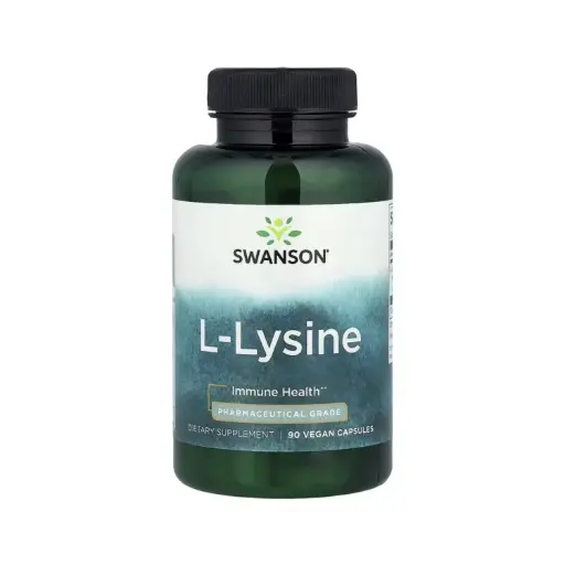 [087614024523] Swanson L-lisina, Salud Inmunitaria, 90 Cápsulas Veganas (500 Mg Por Cápsula) 