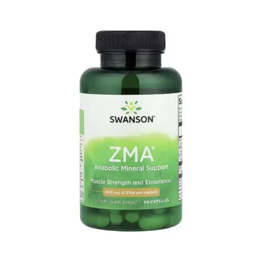 [087614210063] Swanson Zma, Refuerzo Mineral Anabólico, Fuerza Y Resistencia Muscular, 90 Cápsulas 