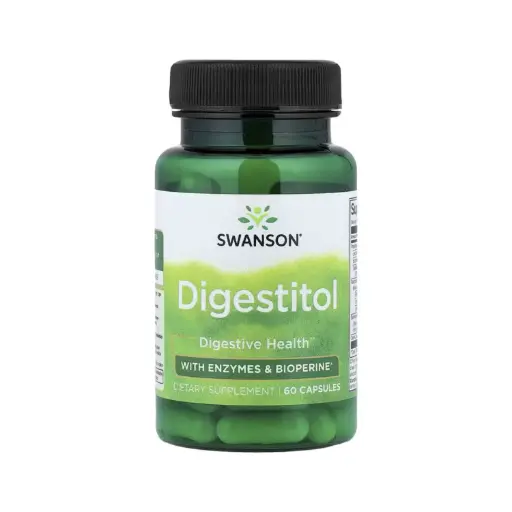 [087614021300] Swanson Digestitol, Salud Digestiva, 60 Cápsulas 