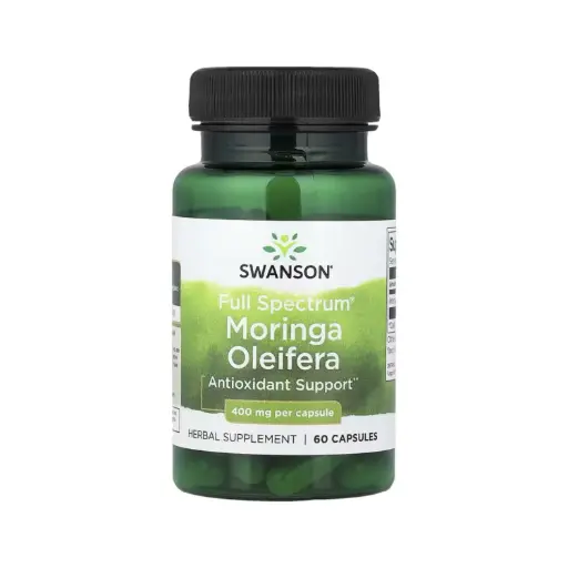 [087614113906] Swanson Moringa Oleifera Full Spectrum, Protección Antioxidante 400 Mg, 60 Cápsulas