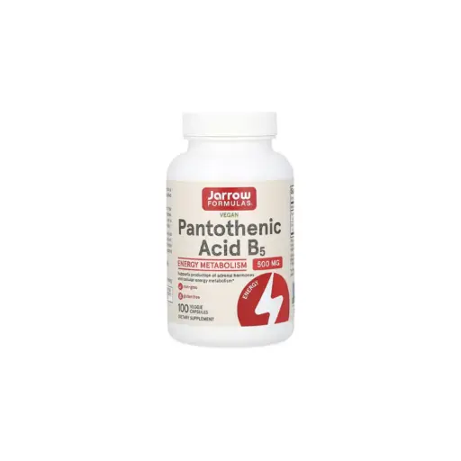[790011180104] Jarrow Formulas Ácido pantoténico con B5 500mg 100 vcaps