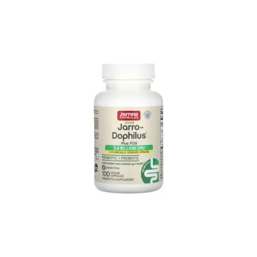 [790011030010] Jarrow Formulas, Jarro-Dophilus Plus FOS vegano 100 caps