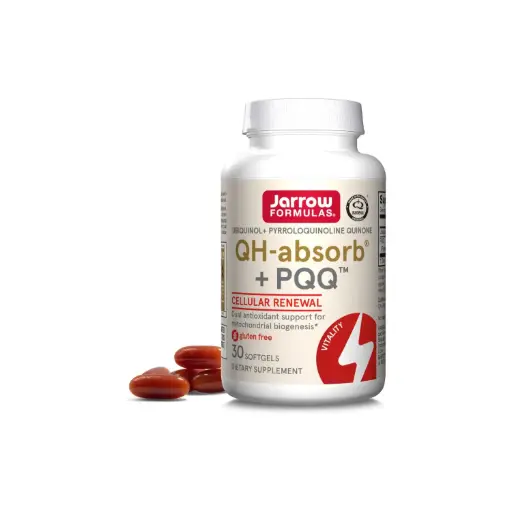 [790011060277] Jarrow Formulas Ubiquinol QH-Absorb + PQQ 30 softgels