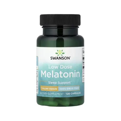 [0087614015422] Swanson Melatonina En Dosis Baja, Refuerzo Para El Sueño 1 Mg, 120 Cápsulas