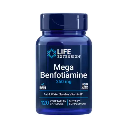 [737870925125] Life Extension, Mega Benfotiamine, Benfotiamina, 120 Cápsulas