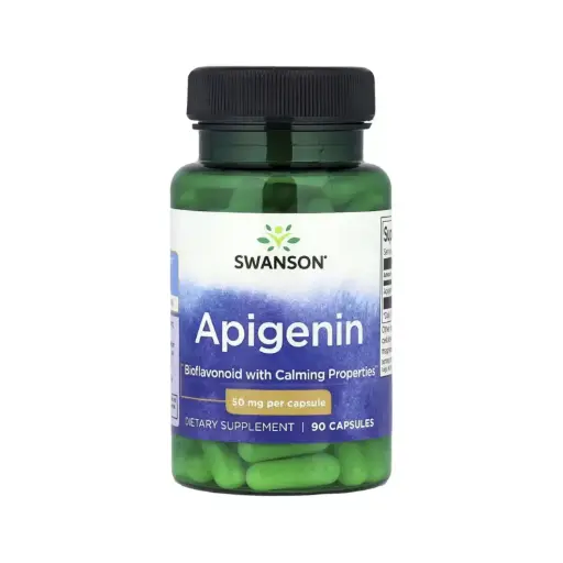 [087614023755] Swanson Apigenina, Bioflavonoide Con Propiedades Calmantes, 50 Mg, 90 Cápsulas 