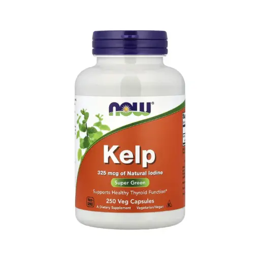 [733739026750] Now Foods Kelp 325 mcg, Apoya Una Función Saludable De La Tiroides 250 Cápsulas Vegetales