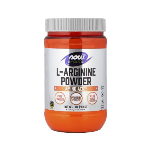 [733739002105] Now Foods Polvo De L-Arginina, Metabolismo De Las Proteínas Y Precursor Del Óxido Nítrico 1 Lb (454 G)