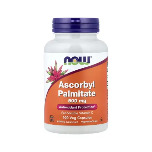 [733739006080] Now Foods Palmitato De Ascorbilo 500 Mg, Protección Antioxidante 100 Cápsulas Vegetales