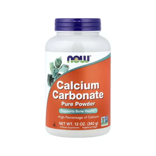 [733739012456] Now Foods Carbonato De Calcio Puro En Polvo, Promueve La Salud Ósea 340 G (12 Oz)