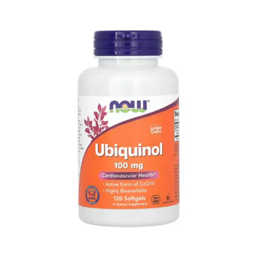 [733739031433] Now Foods Ubiquinol 100 Mg, Salud Cardiovascular 120 Cápsulas Blandas