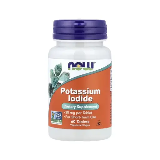 [733739014542] Now Foods Yoduro De Potasio 30 Mg, 60 Tabletas