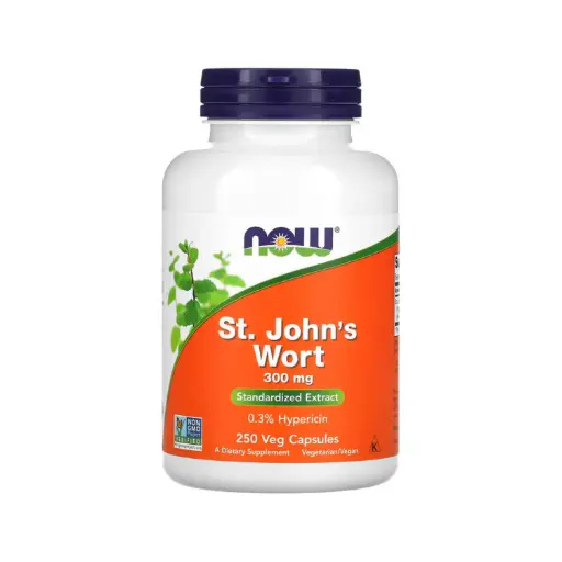 [733739047618] Now Foods Hierba De San Juan 300 Mg, Extracto Estandarizado 250 Cápsulas Vegetales