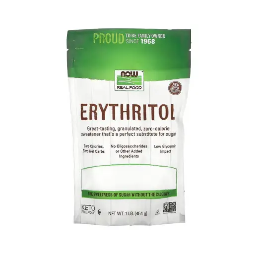 [733739069276] Now Foods Real Food Eritritol, La Dulzura Del Azúcar Sin Sus Calorías 454 G (1 Lb) 