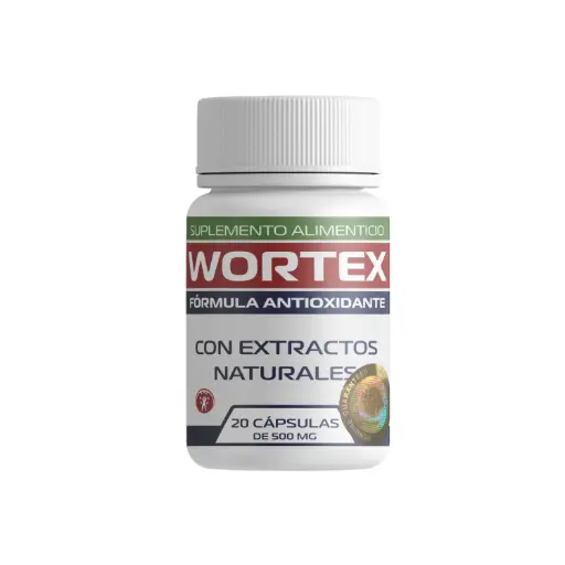 [7503045489487] Supervits Suplemento Wortex, Desintoxicante, Desparasitante 20 Capsulas
