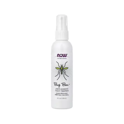 [733739078056] Now Foods Bug Ban, Repelente De Insectos De Origen Vegetal, Hierbas Y Cítricos, 118 Ml (4 Oz. Líq.)