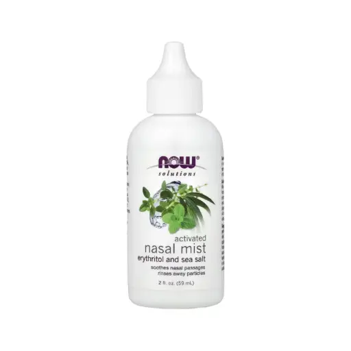 [733739080981] Now Foods Solutions Spray Nasal Activado Eritritol Y Sal Marina, Calma Las Fosas Nasales 59 Ml (2 Oz. Líq.) 