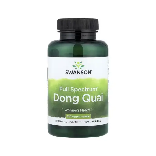 [087614015330] Swanson Dong Quai Full Spectrum, Salud De La Mujer 530 Mg, 100 Cápsulas 