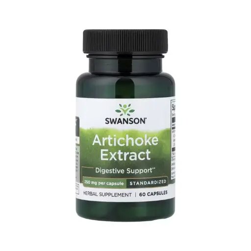 [087614140773] Swanson Extracto De Alcachofa, Refuerzo Para El Sistema Digestivo, 250 Mg, 60 Cápsulas 