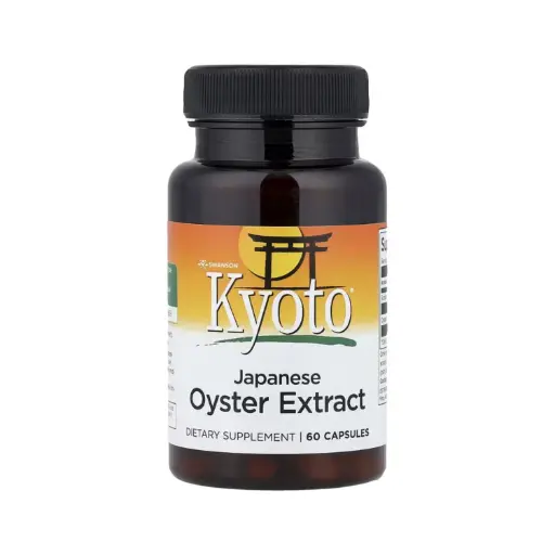 [087614180113] Swanson Kyoto, Extracto De Ostra Japonesa, Refuerzo A La Salud Sexual, 60 Cápsulas (500 Mg Por Cápsula) 