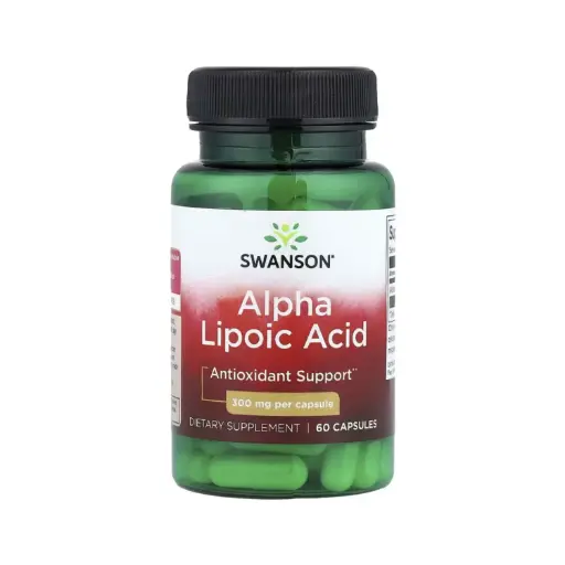 [087614021362] Swanson Ácido Alfa-lipoico, Protección Antioxidante, 300 Mg, 60 Cápsulas 