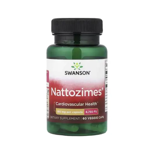 [087614023267] Swanson Nattozimes, Salud Cardiovascular, 195 Mg, 60 Cápsulas Vegetales 