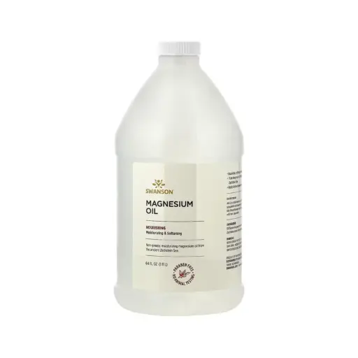[087614024967] Swanson Aceite De Magnesio, Humectante Y Suavizante, 1,9 L (64 Oz. Líq.) 