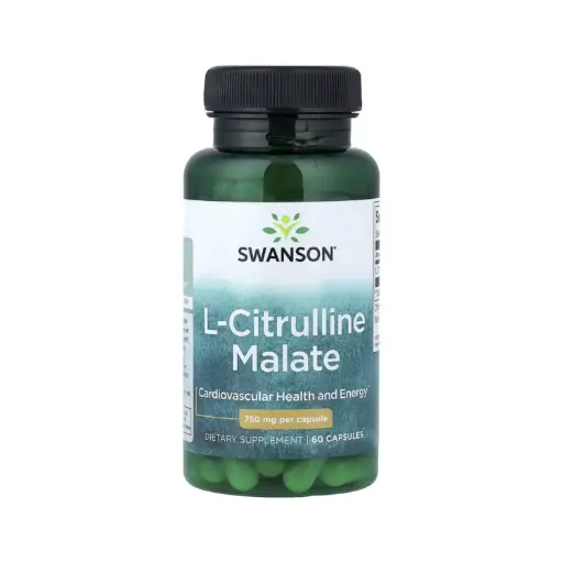 [087614115917] Swanson Malato De L-citrulina, Salud Y Energía Cardiovascular 750 Mg, 60 Cápsulas 