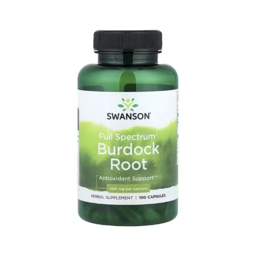 [087614015316] Swanson, Raíz De Bardana Full Spectrum, Protección Antioxidante 100 Cápsulas (460 Mg Por Cápsula)
