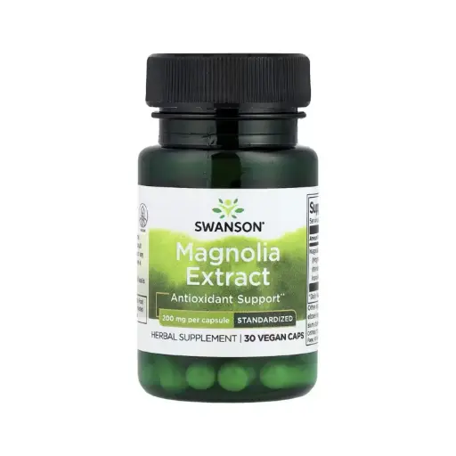 [087614142258] Swanson Extracto De Magnolia, Protección Antioxidante, 200 Mg, 30 Cápsulas Veganas 