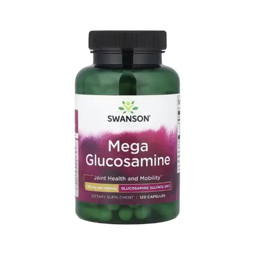 [087614116983] Swanson Mega Glucosamina, Salud Y Movilidad De Las Articulaciones 750 Mg, 120 Cápsulas 