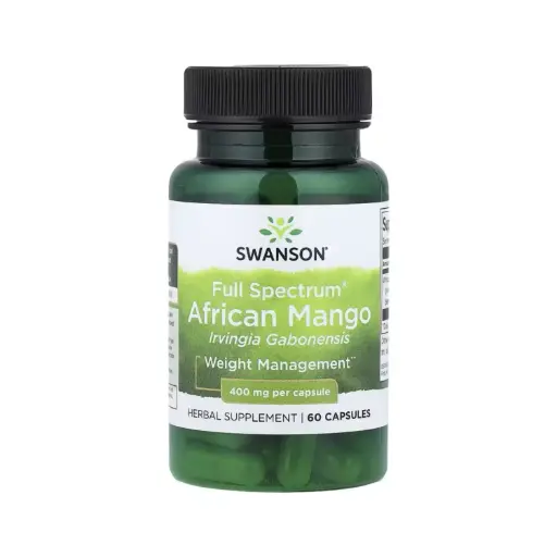 [087614114149] Swanson Mango Africano Full Spectrum, Control Del Peso 400 Mg, 60 Cápsulas