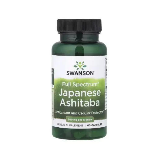 [087614110868] Swanson Ashitaba Japonés Full Spectrum, Producto Antioxidante Y Protector Celular 500 Mg, 60 Cápsulas