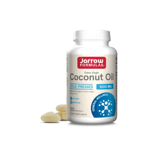 [790011160472] Jarrow Formulas, Extra Virgin Coconut Oil , 1,000 mg, 120 Softgels 