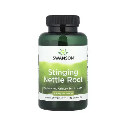 [087614019680] Swanson Raíz De Ortiga, Promueve La Salud De La Próstata Y De Las Vías Urinarias, 500 Mg, 100 Cápsulas 