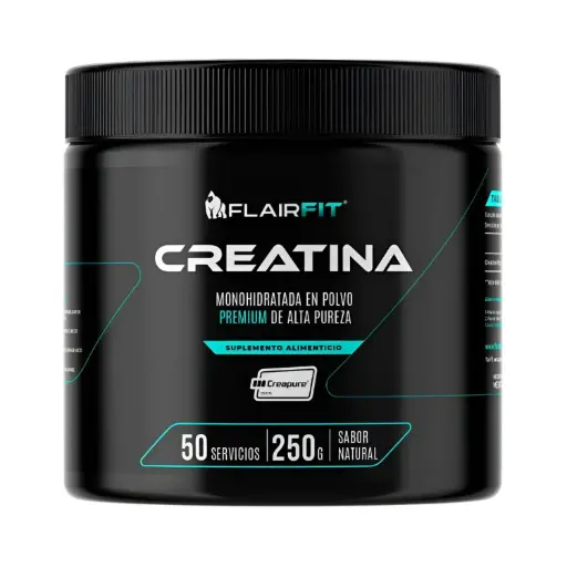[7502309370332] Flairfit Creatina Monohidratada De Alta Pureza De 250 g 50 Servicios Creapure