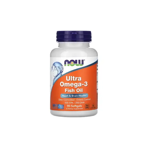[733739016614] Now Foods Aceite De Pescado Con Ultraomega-3, Salud Del Corazón Y Del Cerebro 90 Cápsulas Blandas 
