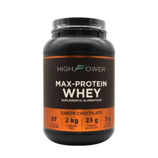 [7501060806456] High Power Max Whey Protein 2 Kg Sabor Chocolate Suplemento