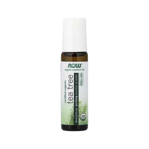 [733739079077] Now Foods Aceites Esenciales Orgánicos Para Aromaterapia Árbol Del Té Roll-on 10 Ml (1/3 Oz. Líq.)